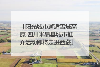 阳光城市邂逅雪域高原 四川米易县城市推介活动即将走进西藏