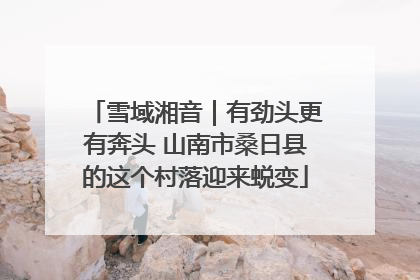 雪域湘音｜有劲头更有奔头 山南市桑日县的这个村落迎来蜕变