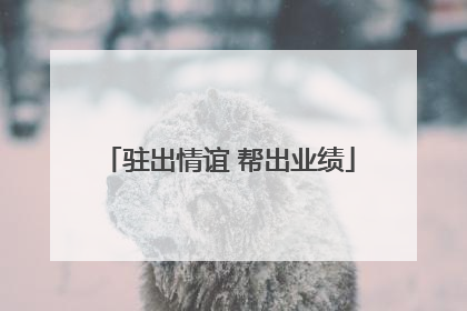 驻出情谊 帮出业绩