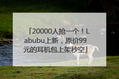 20000人抢一个！Labubu上新，原价99元的耳机包上架秒空