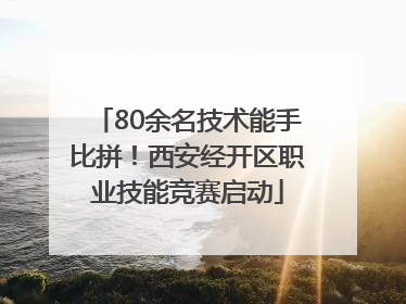 80余名技术能手比拼！西安经开区职业技能竞赛启动