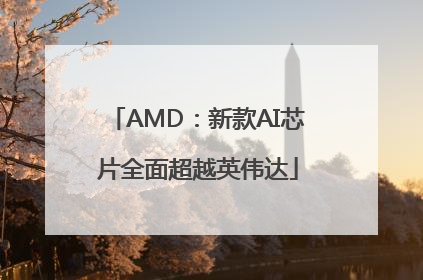 AMD：新款AI芯片全面超越英伟达