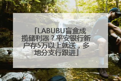 LABUBU盲盒成揽储利器？平安银行新户存5万以上就送，多地分支行跟进